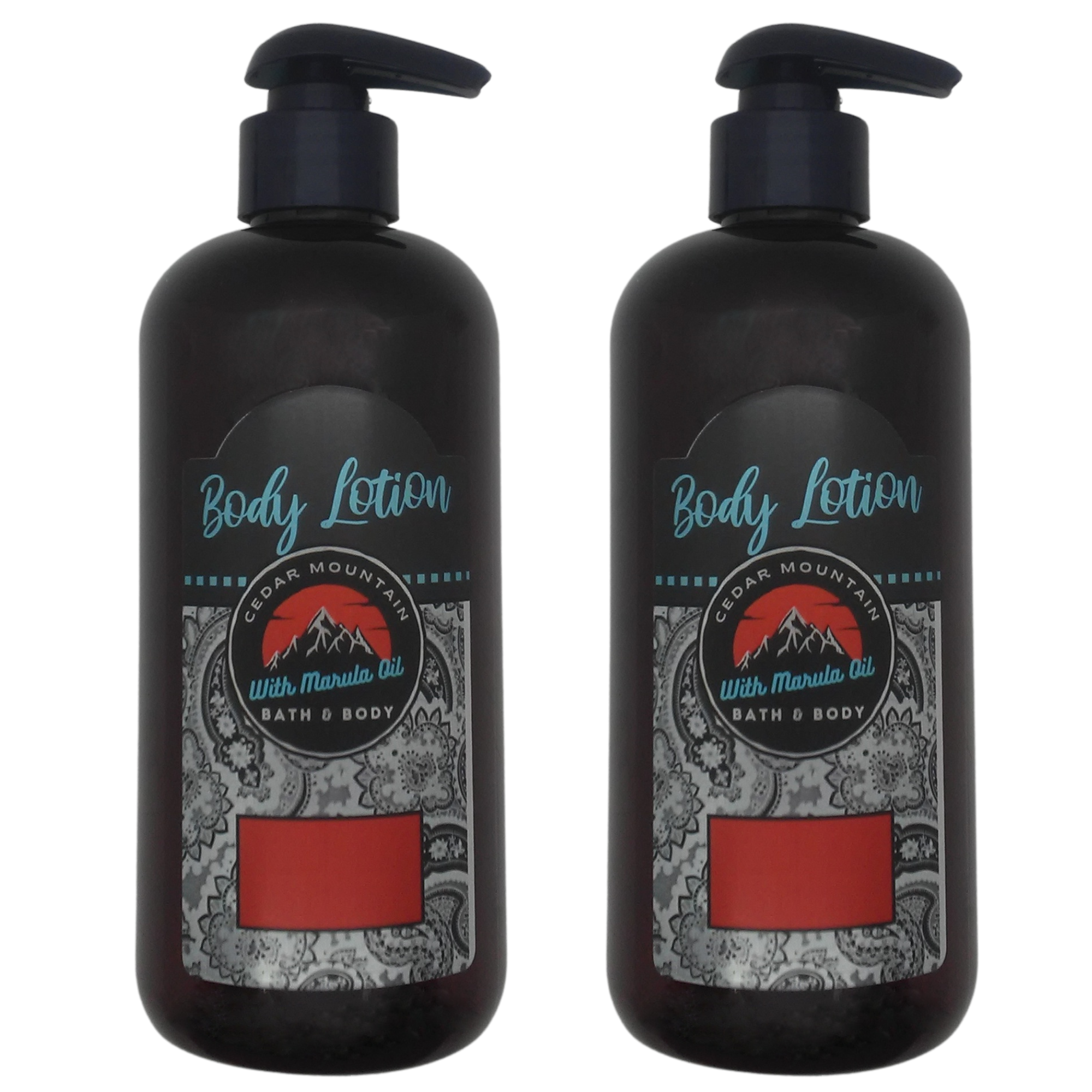 Cedar Mountain CranMango Scented Body Lotion in a 12 oz bottle, showcasing its tropical fragrance and creamy texture.